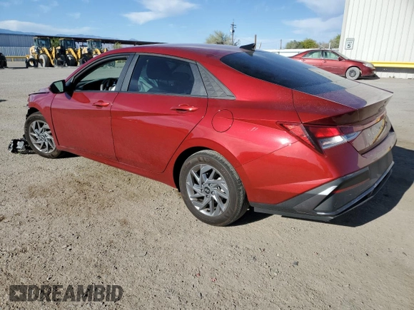 2024 Hyundai Elantra SEL with VIN KMHLM4DG7RU761240, listed as a Copart auction lot 54633445 with 6,782 mi miles and Salvage Title. Bid and sale history available at carsss.com. Image 2.
