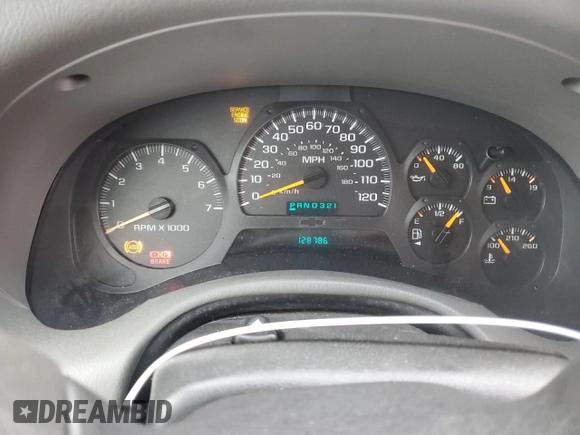 2004 Chevrolet TrailBlazer LS with VIN 1GNDT13S742327217, listed as a Copart auction lot 50155425 with 128,786 mi miles and Salvage Title. Bid and sale history available at carsss.com. Image 9.