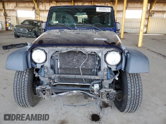 2013 Jeep Wrangler Sport with VIN 1C4GJWAGXDL604850, listed as a Copart auction lot 49509575 with 117,163 mi miles and Salvage Title. Bid and sale history available at carsss.com. Image 5.