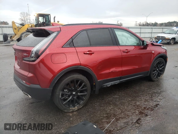 2022 Cadillac XT4 FWD Sport with VIN 1GYFZER43NF108145, listed as a Copart auction lot 83984054 with 36,603 mi miles and Salvage title. Bid and sale history available at DreamBid. Image 3.