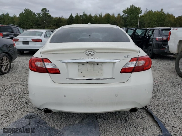 2013 Infiniti M37 with VIN JN1BY1AP5DM513393, listed as a Copart auction lot 71760373 with 71,378 mi miles and Salvage Title. Bid and sale history available at carsss.com. Image 6.