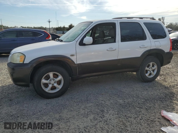 2006 Mazda Tribute S with VIN 4F2YZ06116KM28522, listed as a Copart auction lot 83670154 with Not Provided miles and Non Repairable. Bid and sale history available at carsss.com. Image 1.