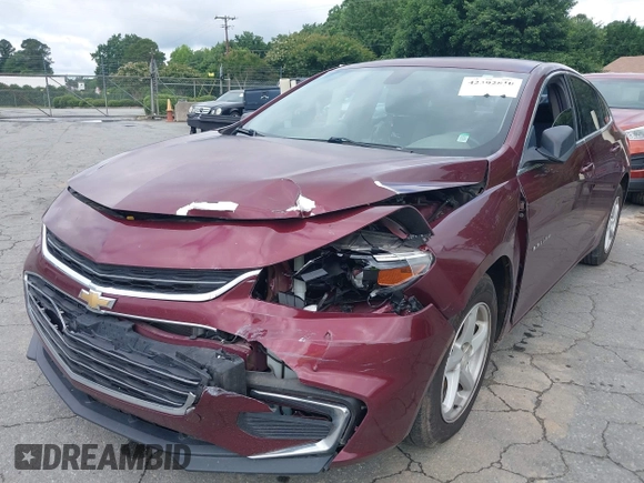 2016 Chevrolet Malibu LS with VIN 1G1ZB5ST8GF182309, listed as a IAAI auction lot 42392810 with 110,289 mi miles and . Bid and sale history available at DreamBid. Image 6.