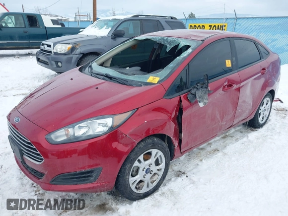2016 Ford Fiesta SE with VIN 3FADP4BJ9GM159803, listed as a IAAI auction lot 41629525 with 1 mi miles. Bid and sale history available at carsss.com. Image 6.