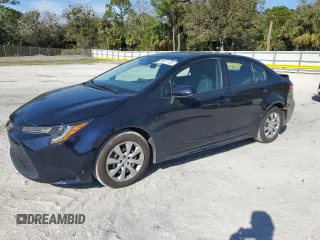 2023 Toyota Corolla LE with VIN 5YFB4MDE7PP044619, listed as a Copart auction lot 88971125 with 59,566 mi miles and Salvage Title. Bid and sale history available at carsss.com. Image 1.