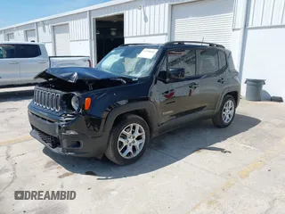 2018 Jeep Renegade Latitude with VIN ZACCJABB7JPH06179, listed as a IAAI auction lot 41900688 with 115,277 mi miles. Bid and sale history available at carsss.com. Image 2.