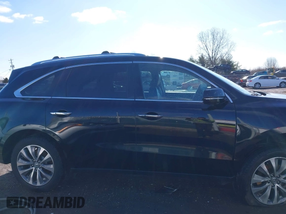 2015 Acura MDX Tech Pkg with VIN 5FRYD4H48FB026490, listed as a IAAI auction lot 41791560 with 190,000 mi miles. Bid and sale history available at carsss.com. Image 13.