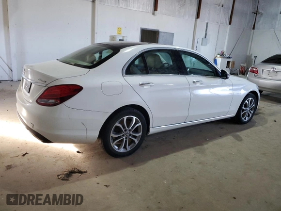 2017 Mercedes-Benz C 300 with VIN 55SWF4KB2HU231119, listed as a Copart auction lot 50199945 with 135,564 mi miles and Clean Title. Bid and sale history available at carsss.com. Image 3.