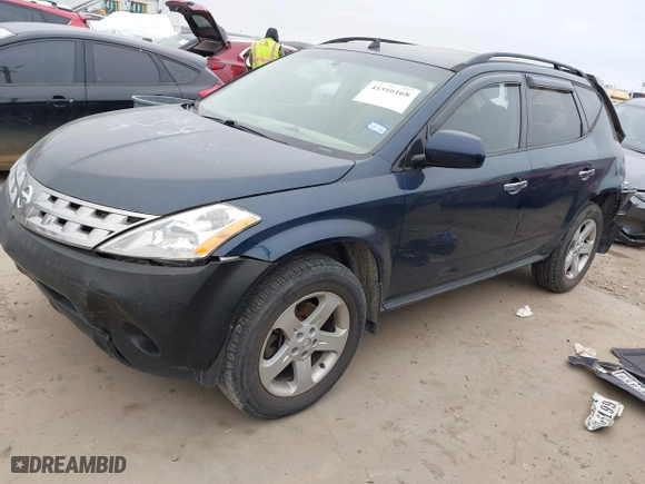 2005 Nissan Murano SL with VIN JN8AZ08T65W310932, listed as a IAAI auction lot 41516168 with 162,506 mi miles. Bid and sale history available at carsss.com. Image 18.