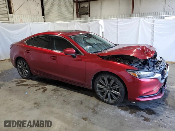 2019 Mazda 6 Grand Touring with VIN JM1GL1TY2K1506844, listed as a Copart auction lot 86900164 with 79,012 mi miles and Salvage Title. Bid and sale history available at carsss.com. Image 4.