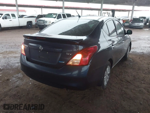 2014 Nissan Versa SV with VIN 3N1CN7AP6EL843863, listed as a IAAI auction lot 41796248 with 112,361 mi miles. Bid and sale history available at carsss.com. Image 4.