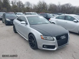 2012 Audi S5 Prestige with VIN WAUVVAFR5CA002194, listed as a IAAI auction lot 41638108 with 140,947 mi miles. Bid and sale history available at carsss.com. Image 1.