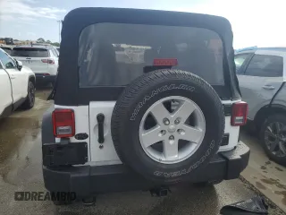 2018 Jeep Wrangler JK Unlimited Sport S with VIN 1C4BJWDG6JL803475, listed as a Copart auction lot 75161774 with 0 mi miles and Salvage Title. Bid and sale history available at carsss.com. Image 6.