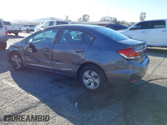 2015 Honda Civic Sedan LX with VIN 19XFB2E51FE061538, listed as a IAAI auction lot 41761473 with 113,404 mi miles. Bid and sale history available at carsss.com. Image 3.