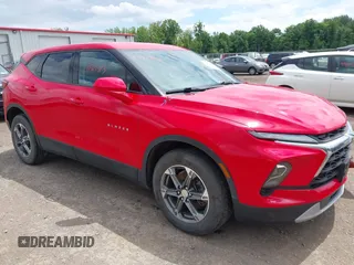 2023 Chevrolet Blazer LT with VIN 3GNKBHR43PS171195, listed as a IAAI auction lot 42547323 with 29,525 mi miles and . Bid and sale history available at DreamBid. Image 1.