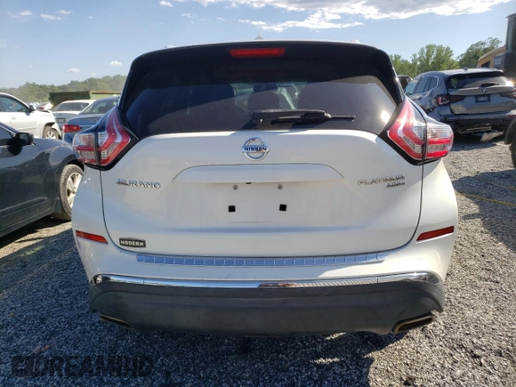 2016 Nissan Murano SL z VIN 5N1AZ2MH5GN129088, wystawiony jako Copart lot #58329265 z przebiegiem 180 828 mil mil oraz Tytuł czysty. Historia ofert i sprzedaży dostępna na DreamBid. Obrazek 6.