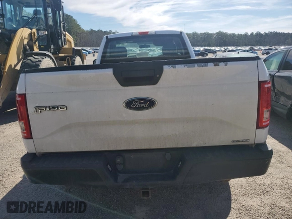 2016 Ford F-150 XL with VIN 1FTMF1C85GKD03426, listed as a Copart auction lot 43619245 with 124,954 mi miles and Salvage Title. Bid and sale history available at carsss.com. Image 6.