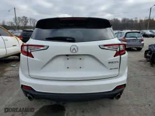 2020 Acura RDX w/Advance Pkg with VIN 5J8TC2H77LL016329, listed as a Copart auction lot 82338034 with 56,757 mi miles and Salvage Title. Bid and sale history available at carsss.com. Image 6.