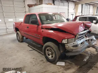 2001 Dodge Ram 1500 with VIN 1B7HF13Y91J586394, listed as a IAAI auction lot 41345448 with 222,594 mi miles. Bid and sale history available at carsss.com. Image 1.