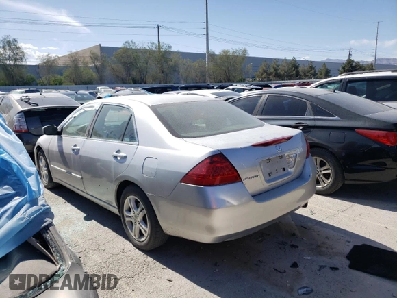 2006 Honda Accord LX SE с VIN 1HGCM56386A143217, выставлен на аукционе Copart как лот 49356045 с пробегом 85 583 миль миль и Списание • Salvage title. История ставок и продаж доступна на DreamBid. Изображение 2.
