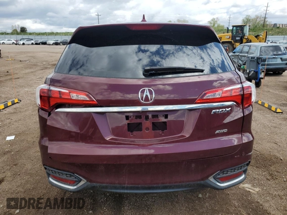 2016 Acura RDX Advance Pkg with VIN 5J8TB4H71GL023281, listed as a Copart auction lot 54965294 with 136,781 mi miles. Bid and sale history available at carsss.com. Image 6.