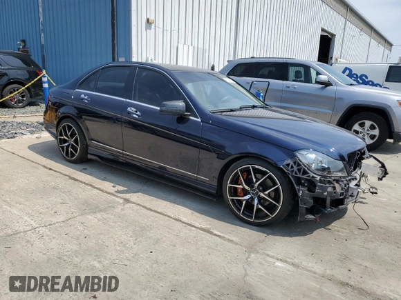 2012 Mercedes-Benz C 300 Sport with VIN WDDGF8BB4CR230043, listed as a Copart auction lot 62987075 with 49,586 mi miles and Salvage title. Bid and sale history available at DreamBid. Image 4.