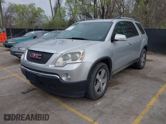 2011 GMC Acadia SLT1 with VIN 1GKKRRED8BJ418810, listed as a IAAI auction lot 41934989 with 179,299 mi miles. Bid and sale history available at carsss.com. Image 2.