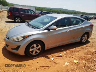 2015 Hyundai Elantra SE with VIN 5NPDH4AEXFH588996, listed as a Copart auction lot 62905685 with 142,035 mi miles and Salvage title. Bid and sale history available at DreamBid. Image 1.
