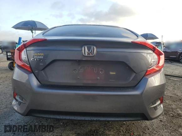 2016 Honda Civic Sedan EX with VIN 19XFC2F75GE042568, listed as a Copart auction lot 51564915 with 166,152 mi miles and Salvage Title. Bid and sale history available at carsss.com. Image 6.