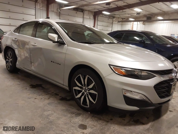 2020 Chevrolet Malibu RS with VIN 1G1ZG5ST2LF049993, listed as a IAAI auction lot 41449536 with 53,376 mi miles. Bid and sale history available at carsss.com. Image 1.