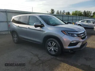 2016 Honda Pilot EX-L with VIN 5FNYF6H50GB028154, listed as a Copart auction lot 56675655 with 154,996 mi miles and Salvage Title. Bid and sale history available at DreamBid. Image 4.