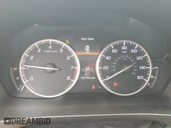 2020 Acura ILX with VIN 19UDE2F35LA003699, listed as a Copart auction lot 54327315 with 107,740 mi miles and Salvage title. Bid and sale history available at DreamBid. Image 9.