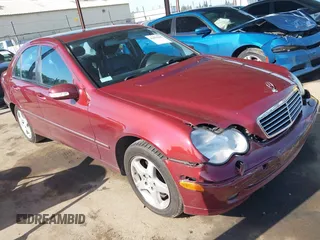 2001 Mercedes-Benz C 320 with VIN WDBRF64J11F068087, listed as a IAAI auction lot 42034193 with 144,752 mi miles and . Bid and sale history available at carsss.com. Image 1.