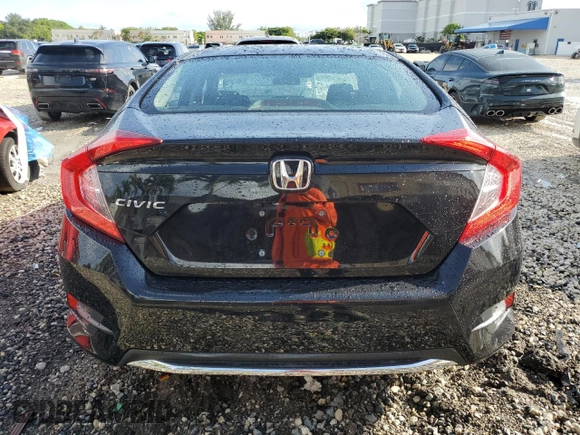 2020 Honda Civic LX with VIN 2HGFC2F69LH532499, listed as a Copart auction lot 65042015 with 96,993 mi miles and Salvage title. Bid and sale history available at DreamBid. Image 6.