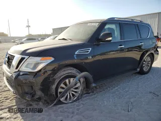 2017 Nissan Armada SL with VIN JN8AY2ND1H9008592, listed as a Copart auction lot 54861375 with 112,403 mi miles and Clean Title. Bid and sale history available at carsss.com. Image 1.