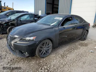 2015 Lexus IS 250 with VIN JTHCF1D26F5027789, listed as a Copart auction lot 54441345 with 0 mi miles and Salvage Title. Bid and sale history available at carsss.com. Image 1.
