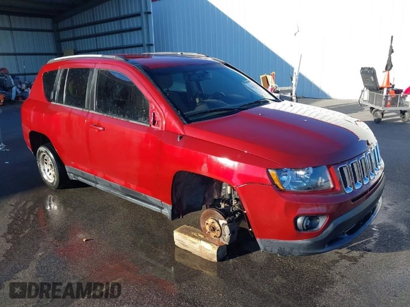 2015 Jeep Compass Sport with VIN 1C4NJCBB3FD297186, listed as a IAAI auction lot 41874776 with 234,744 mi miles. Bid and sale history available at carsss.com. Image 1.
