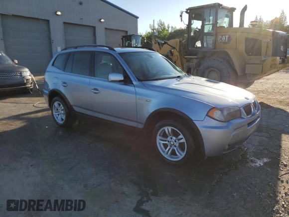 2006 BMW X3 3.0i with VIN WBXPA93426WD29261, listed as a Copart auction lot 55675195 with 116,839 mi miles and Clean Title. Bid and sale history available at DreamBid. Image 4.