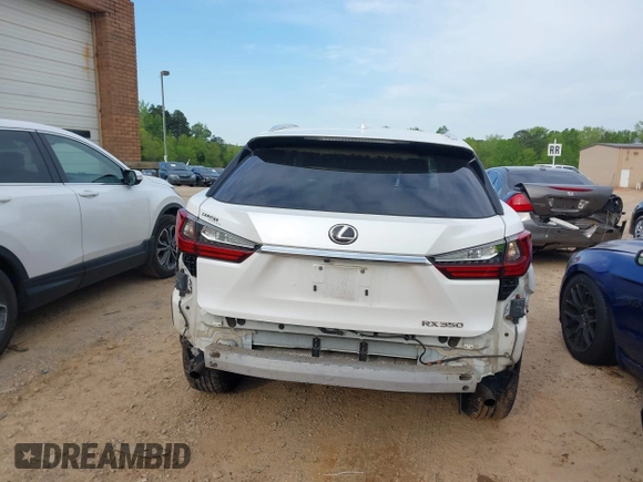 2016 Lexus RX 350 F Sport with VIN 2T2BZMCA3GC010155, listed as a IAAI auction lot 41991594 with 168,478 mi miles. Bid and sale history available at carsss.com. Image 16.