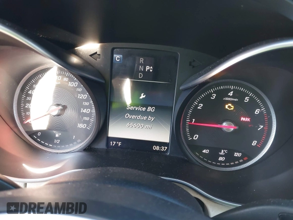 2017 Mercedes-Benz C 300 with VIN WDDWF4KB5HR216065, listed as a IAAI auction lot 41468438 with 65,600 mi miles and . Bid and sale history available at DreamBid. Image 7.