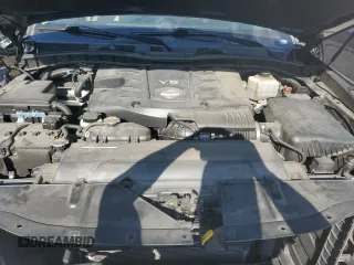 2021 Nissan Armada Platinum with VIN JN8AY2DA0M9373265, listed as a Copart auction lot 68689664 with 57,044 mi miles and Salvage Title. Bid and sale history available at carsss.com. Image 12.