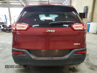 2017 Jeep Cherokee Latitude with VIN 1C4PJLCB4HD233216, listed as a Copart auction lot 58076455 with 91,241 mi miles and Salvage title. Bid and sale history available at DreamBid. Image 6.