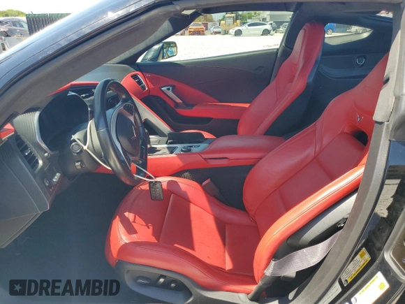 2016 Chevrolet Corvette Z06 3LZ z VIN 1G1YU2D61G5608939, wystawiony jako Copart lot #57044795 z przebiegiem Nie podano mil oraz Szkoda całkowita • Salvage title. Historia ofert i sprzedaży dostępna na DreamBid. Obrazek 7.
