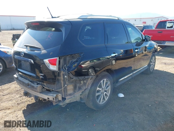 2014 Nissan Pathfinder SL z VIN 5N1AR2MM9EC729747, wystawiony jako IAAI lot #42433221 z przebiegiem 172 685 mil mil oraz . Historia ofert i sprzedaży dostępna na DreamBid. Obrazek 4.
