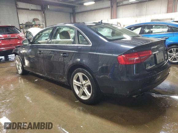 2013 Audi A4 Premium with VIN WAUAFAFL7DN034517, listed as a Copart auction lot 50344215 with 144,559 mi miles and Salvage Title. Bid and sale history available at carsss.com. Image 2.