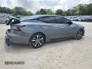2020 Nissan Maxima SV with VIN 1N4AA6CV2LC364053, listed as a Copart auction lot 61956855 with 110,396 mi miles and Salvage title. Bid and sale history available at DreamBid. Image 3.