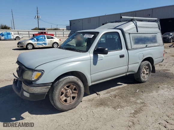 2002 Toyota Tacoma with VIN 5TENL42N12Z124813, listed as a Copart auction lot 48230985 with 187,514 mi miles and Salvage Title. Bid and sale history available at carsss.com. Image 1.