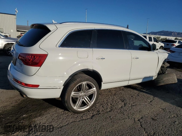 2015 Audi Q7 Premium Plus с VIN WA1LGAFE6FD032285, выставлен на аукционе Copart как лот 54931105 с пробегом 97 218 миль миль и Списание • Salvage title. История ставок и продаж доступна на DreamBid. Изображение 3.