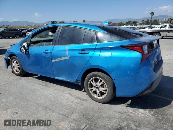 2022 Toyota Prius L Eco with VIN JTDKAMFU0N3157329, listed as a Copart auction lot 57233685 with 105,206 mi miles and Salvage Title. Bid and sale history available at DreamBid. Image 2.