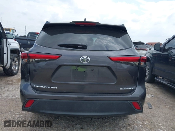 2023 Toyota Highlander L with VIN 5TDKDRBHXPS017948, listed as a IAAI auction lot 42370265 with 17,768 mi miles and . Bid and sale history available at DreamBid. Image 16.